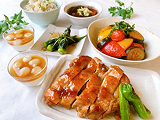 中華風鶏の照り焼き